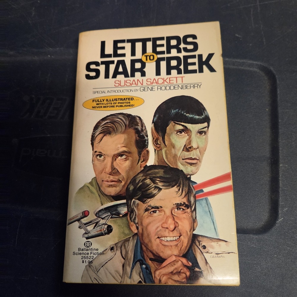 Letters to Star Trek Susan Sackett, Illustrated‎ PB Ballantine 1st Ed 1/1977